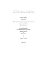 The Love-Honor Dilemma in Tristan and Isolde: Calderón and the Tragic Conception of Wagner's Opera