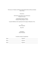 The Success of Antipater and Herod as Intermediaries Between Rome and Judaea