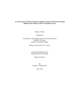 An Assessment of Genetic Counselors’ Opinions on How Non-Invasive Prenatal Diagnosis May Impact Genetic Counseling Services