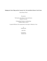 Bridging the Urban Village and the Corporate City: The Social Hub of Boston's Food Trucks