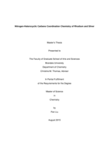 Nitrogen-Heterocyclic Carbene Coordination Chemistry of Rhodium and Silver