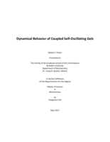 Dynamical Behaviors of Coupled Self-Oscillating Gels