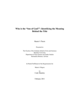 Who is the "Son of God?": Identifying the Meaning Behind the Title