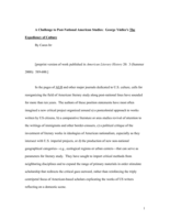 A Challenge to Post-National American Studies: George Yúdice's The Expediency of Culture
