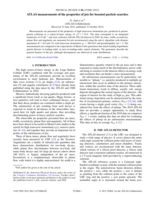 ATLAS measurements of the properties of jets for boosted particle searches
