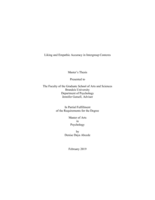 Liking and Empathic Accuracy in Intergroup Contexts