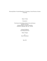 Discussing Risks of Assisted Reproductive Technology: Current Practices in Genetic Counseling