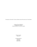 Contemporary Urban Police Violence and Body Camera Procurement in the United States