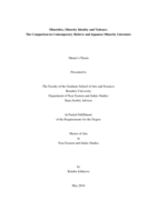 Minorities, Minority Identity and Violence:The comparison in Contemporary Hebrew and Japanese Minor Literature