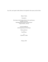 Age, affect, and cognitive ability influence the magnitude of the memory trade-off effect