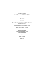 Jewish Medical Culture: Case Studies in End-of-Life Decision Making