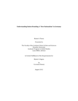Understanding Nation Branding: A “New Nationalism” in Germany