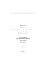 Mechanistic Characterization and Evolution of Adenylate Kinase
