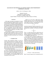 Analysis of the Potential in Convolutional Deep Independent Component Analysis