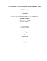 Structure Function Analysis of Drosophila OCRL