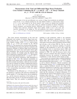 Measurements of the Total and Differential Higgs Boson Production Cross Sections Combining the H _ _ _ and H _ Z Z * _ 4 _ Decay Channels at s = 8 _ _ TeV with the ATLAS Detector