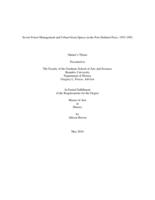 Soviet Forest Management and Urban Green Spaces in the Post-Stalinist Press, 1953-1982