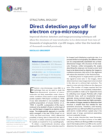 Direct detection pays off for electron cryo-microscopy.