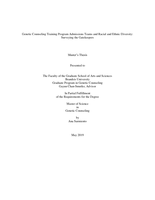 Genetic Counseling Training Program Admissions Teams and Racial and Ethnic Diversity: Surveying the Gatekeepers