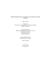 Surgical Fetal Intervention: Assessing the Current Practices of Genetic Counselors