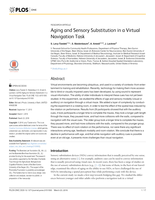 Aging and Sensory Substitution in a Virtual Navigation Task