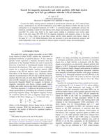 Search for magnetic monopoles and stable particles with high electric charges in √s=8 TeV pp collisions with the ATLAS detector