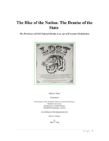 The Rise of the State, The Demise of The Nation