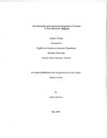 The Interiority and Communal Integration of Trauma in Toni Morrison's Beloved