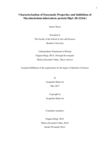 Characterization of Enzymatic Properties and Inhibition of Mycobacterium tuberculosis protein Hip1 (Rv2224c)
