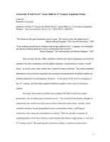 Toward the World Novel?: Genre Shifts in 21st-Century Expatriate Fiction
