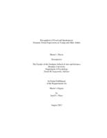 Recognition of Posed and Spontaneous Dynamic Facial Expressions in Young and Older Adults