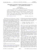 Determination of the Ratio of b-Quark Fragmentation Fractions f(s)/f(d) in pp Collisions at ís=7__TeV with the ATLAS Detector.