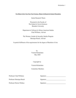 Black Girl Too Fast Too Furious: Black Girlhood & School Discipline