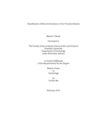 Classification of neural activation to face trustworthiness
