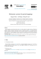 Holonomic systems for period mappings