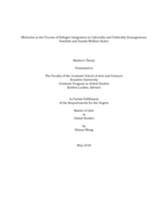 Obstacles in the Process of Refugee Integration in Culturally and Politically Homogeneous Swedish and Danish Welfare States