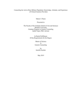 Counseling the Active-Duty Military Population: Knowledge, Attitudes, and Experience of Clinical Genetics Providers