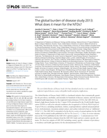 The global burden of disease study 2013: What does it mean for the NTDs?