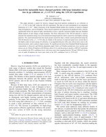Search for metastable heavy charged particles with large ionization energy loss in pp collisions at √s=13  TeV using the ATLAS experiment