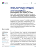 Correction: Feeding state-dependent regulation of developmental plasticity via CaMKI and neuroendocrine signaling.