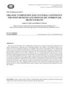 Organic Compounds and Cultural Continuity: the Penn Museum Late Minoan IIIC Stirrup Jar From Tourloti