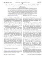 Observation of a new _(b) state in radiative transitions to _(1S) and _(2S) at ATLAS.