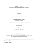 Clergy In Action: Religious Leaders in Response to Social Crises