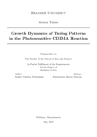 Growth Dynamics of Turing Patterns in the Photosensitive CDIMA Reaction