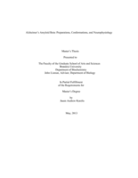 Alzheimer’s Amyloid Beta: Preparations, Conformations, and Neurophysiology