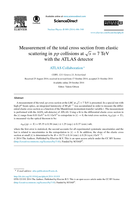 Measurement of the total cross section from elastic scattering in  pp  collisions at s = 7 ¾ TeV with the ATLAS detector