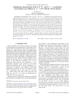 Simultaneous measurements of the t(t)over-bar, W+W-, and Z/gamma* -> tau tau production cross-sections in pp collisions at root s=7 TeV with the ATLAS detector