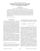 Measurement of the correlation between the polar angles of leptons from top quark decays in the helicity basis at  √ s = 7 T e V using the ATLAS detector