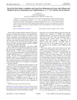 Search for dark matter candidates and large extra dimensions in events with a photon and missing transverse momentum in pp collision data at sqrt[s]=7 TeV with the ATLAS detector.