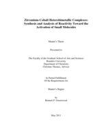 Zirconium-Cobalt Heterobimetallic Complexes: Synthesis and Analysis of Reactivity Toward the Activation of Small Molecules
